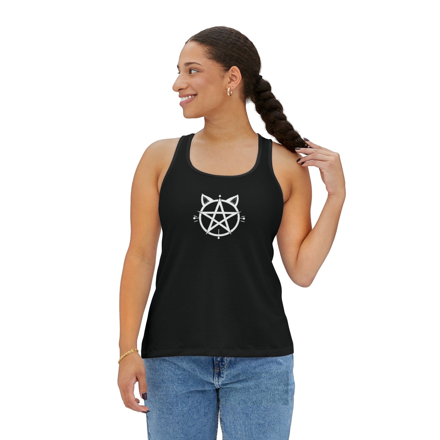 Catagram - Women's Flowy Racer Tank