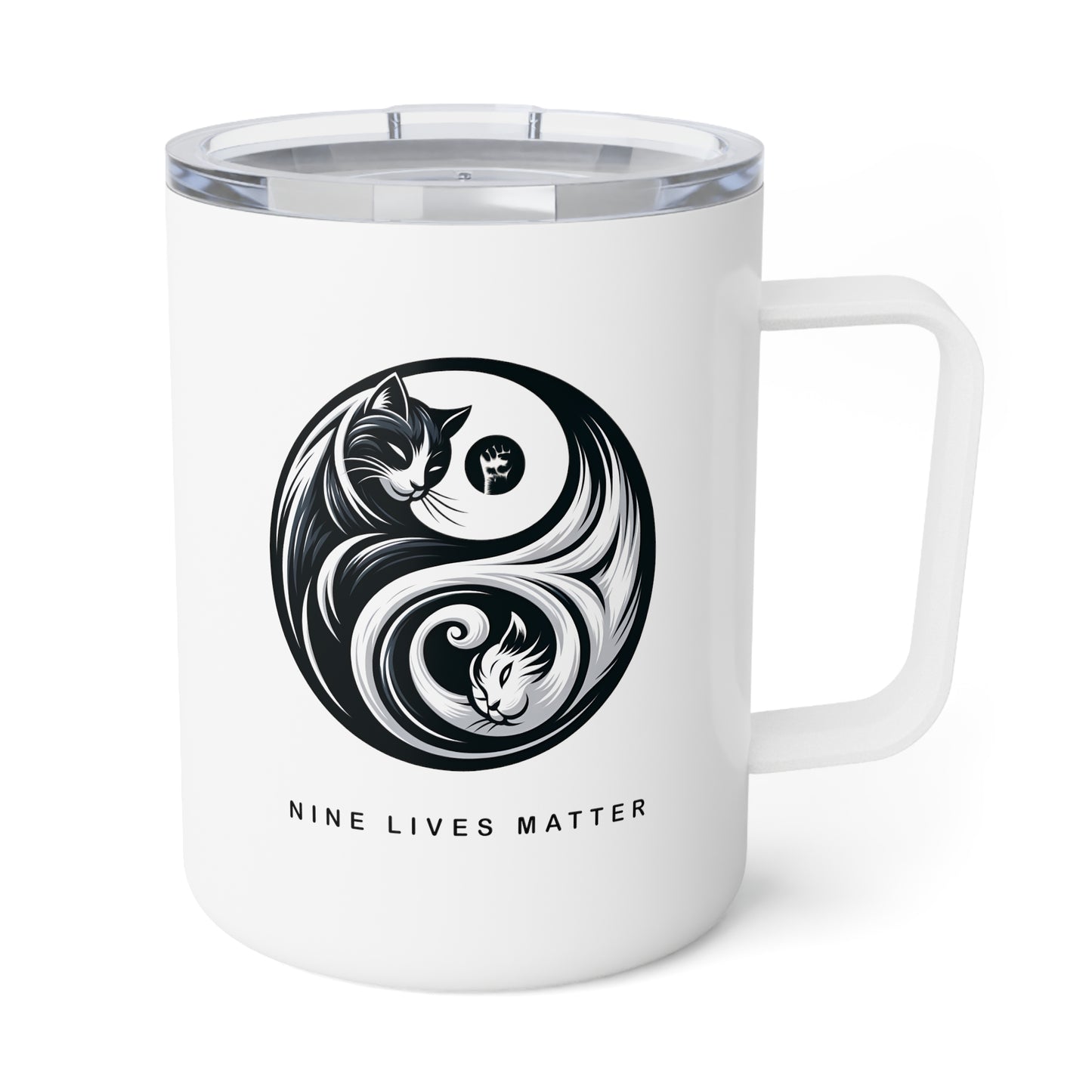 Insulated Coffee Mug - Nine Lives Matter