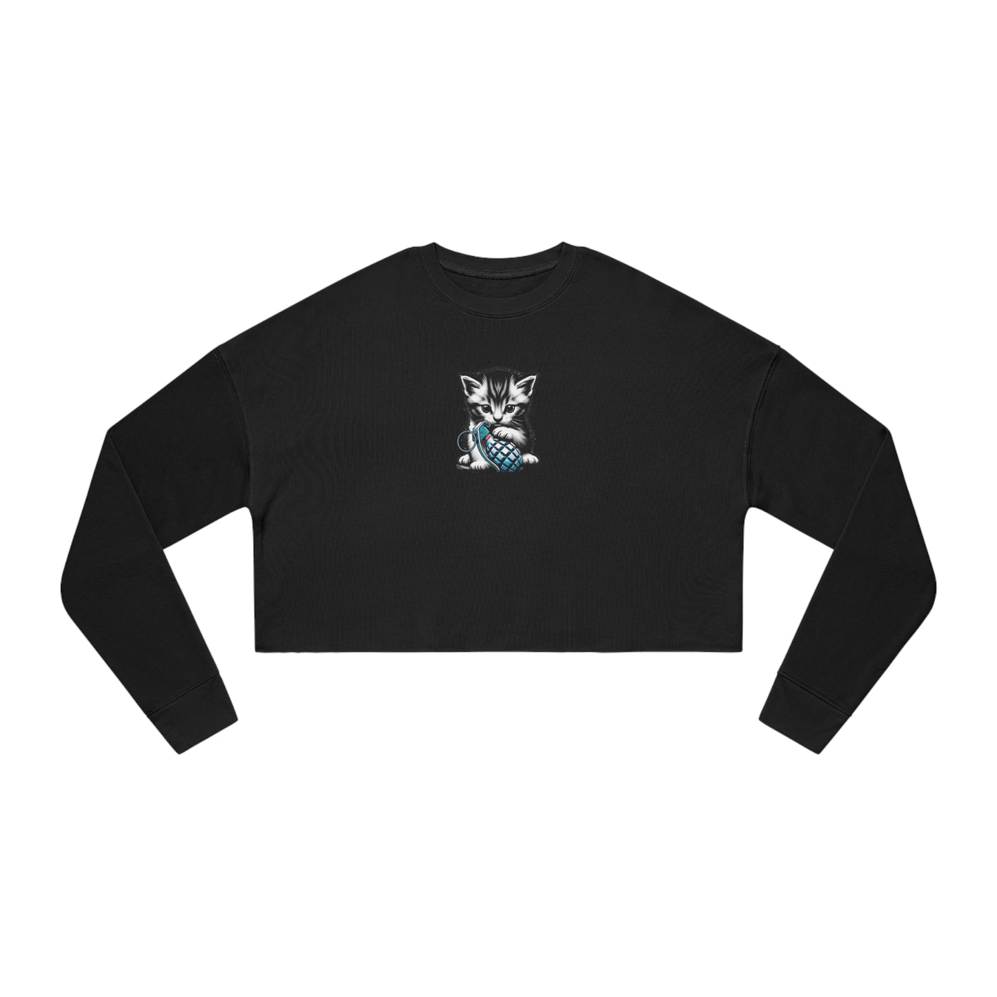 Catagram + Purrlitical - Women's Cropped Sweatshirt