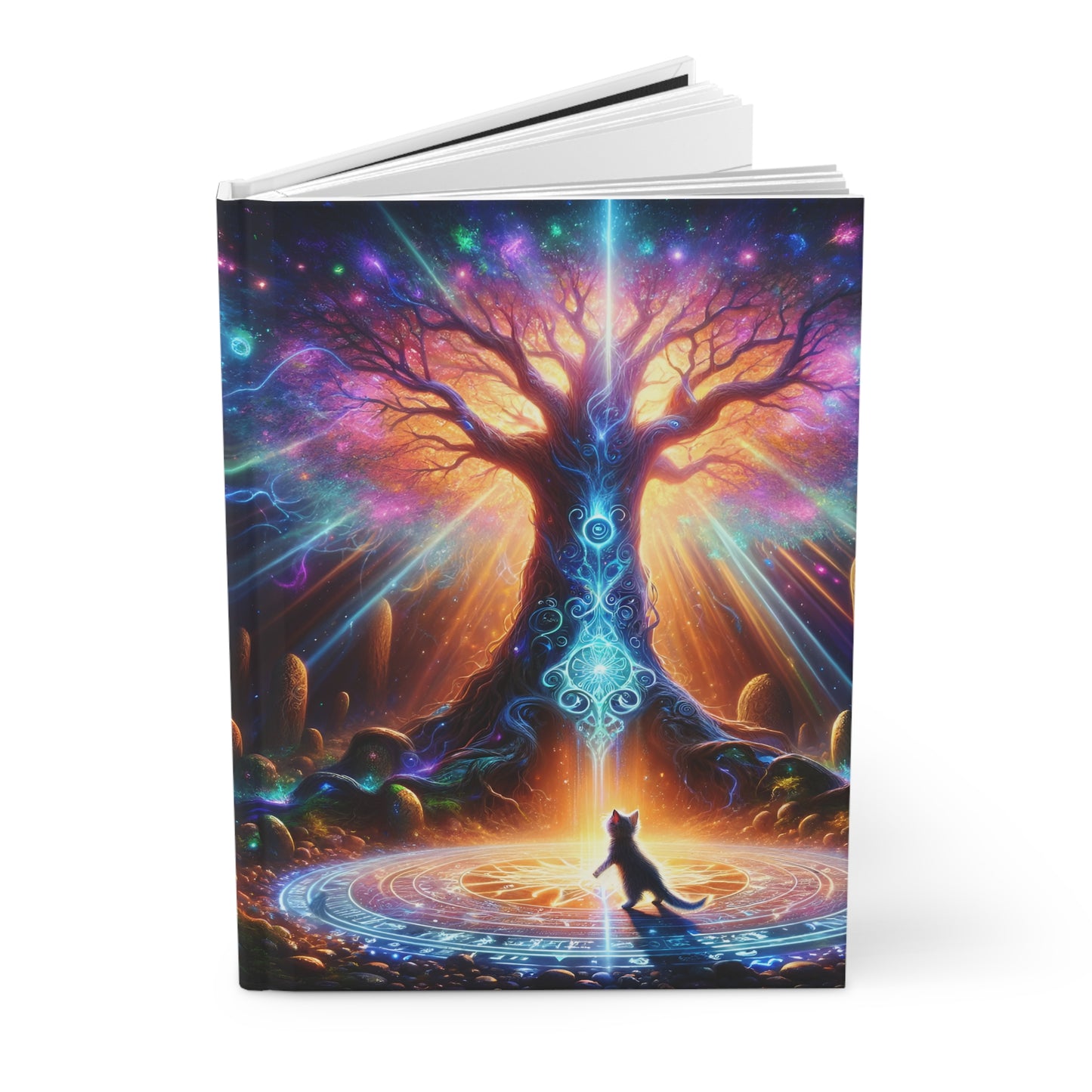 Hardcover Journal - Cat Tree of Life