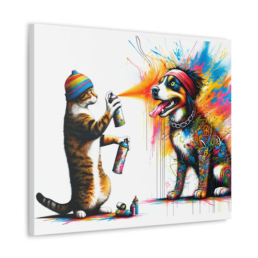 War on Dugs - Canvas Wrap