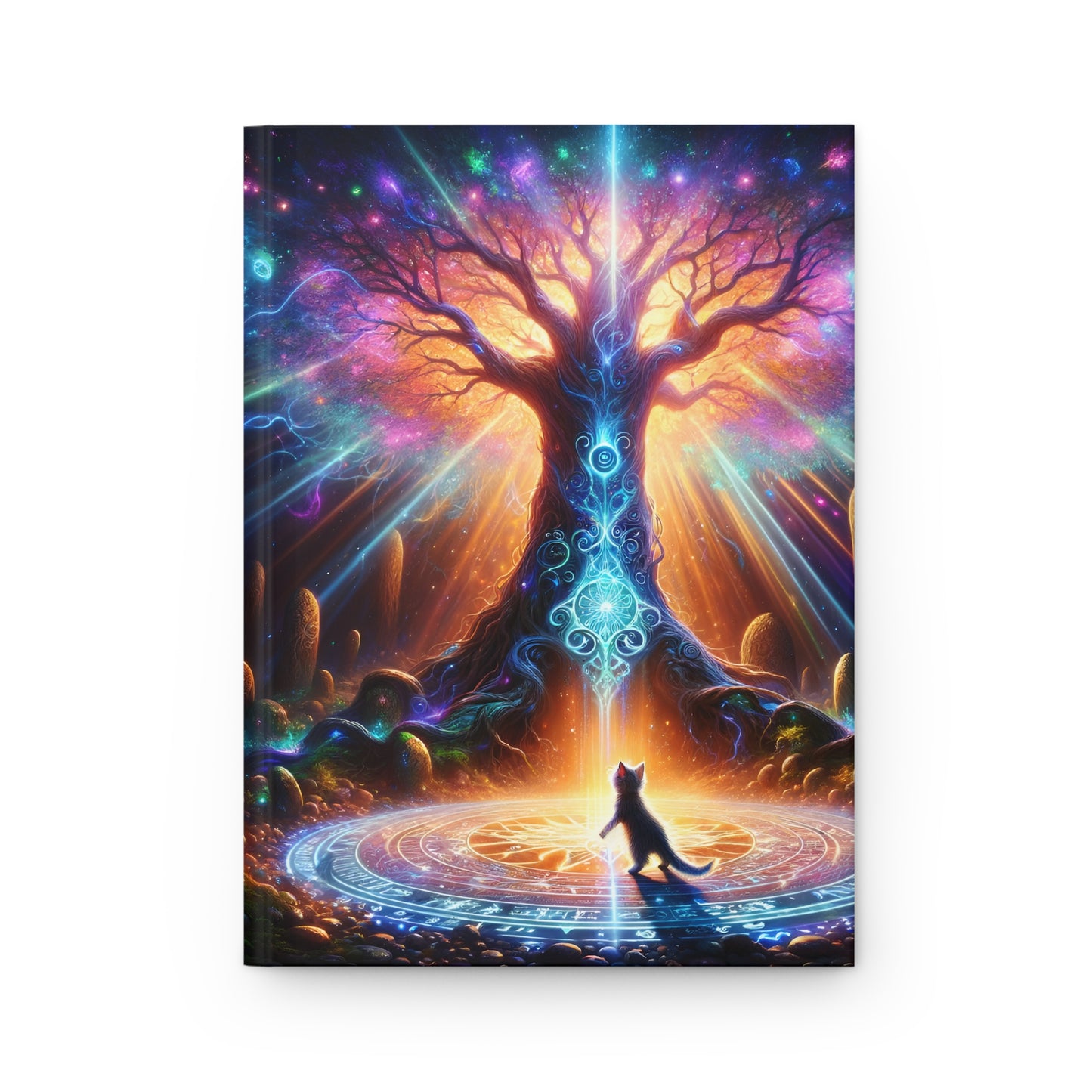 Hardcover Journal - Cat Tree of Life