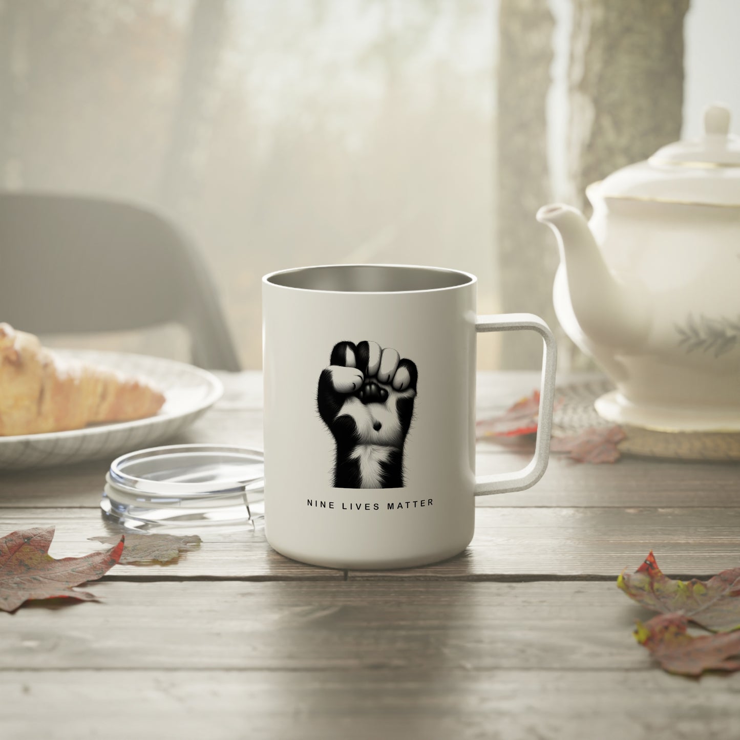 Insulated Coffee Mug - Nine Lives Matter 2