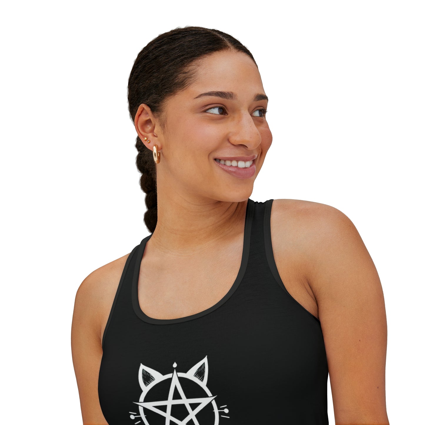 Catagram - Women's Flowy Racer Tank