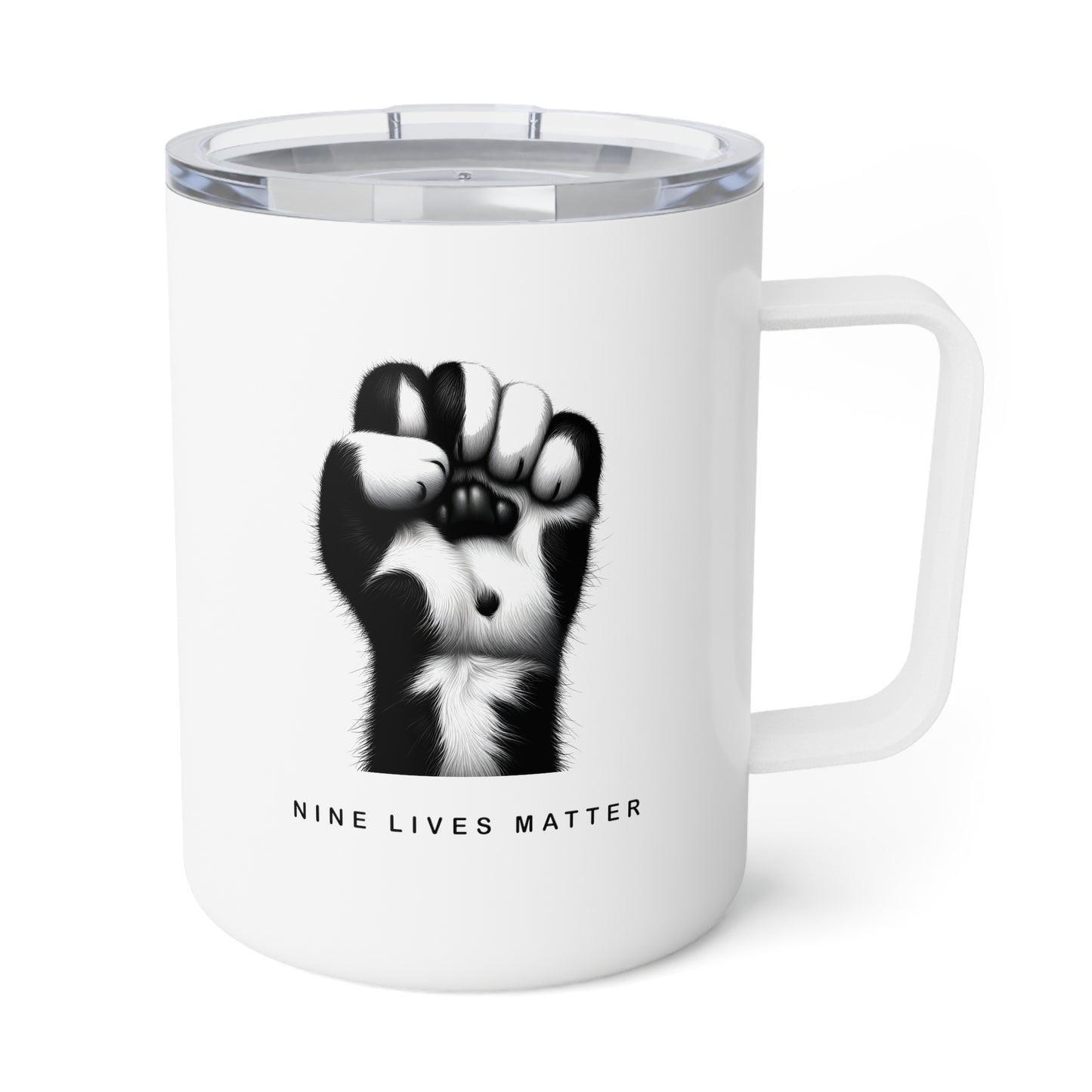 Insulated Coffee Mug - Nine Lives Matter 2