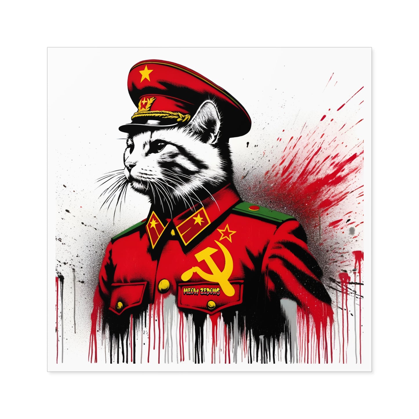 Meow Zedong - Stickers