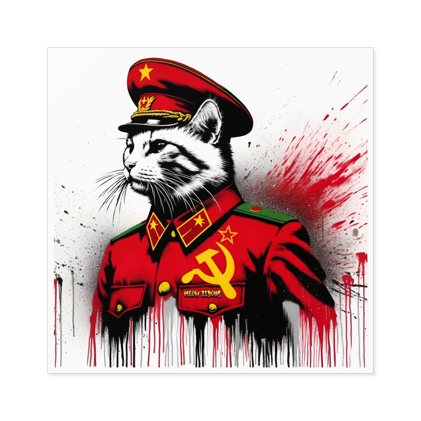 Meow Zedong - Stickers