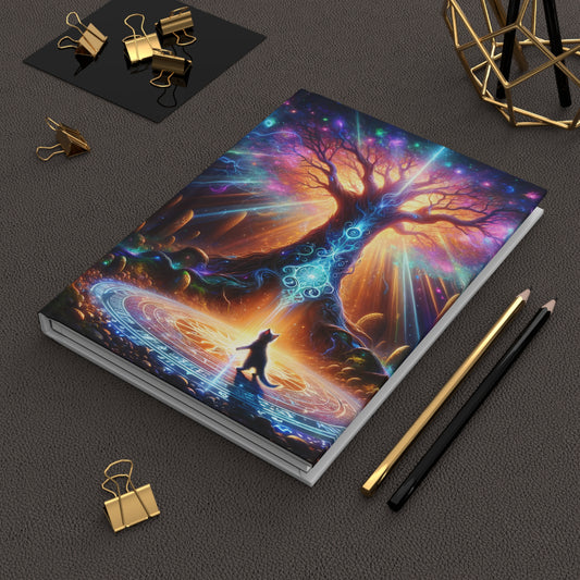 Hardcover Journal - Cat Tree of Life