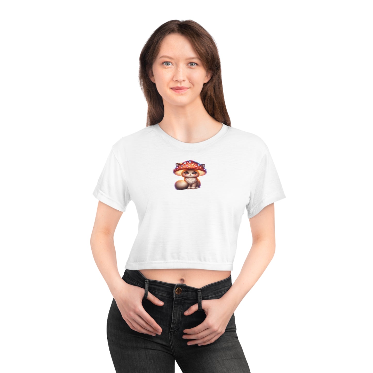 Get The Shroomies - Women's Cropped Tee